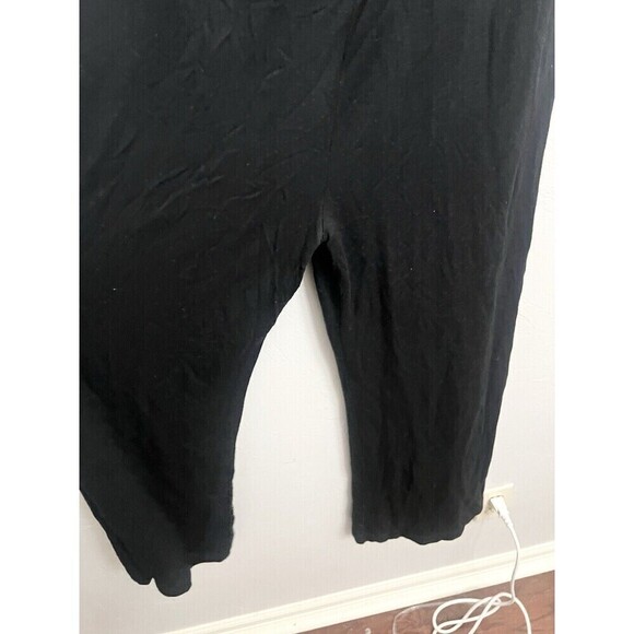 Lou & Gray Signature Soft Off Shoulder Wide Leg Jumpsuit Black Size Medium - Picture 7 of 9